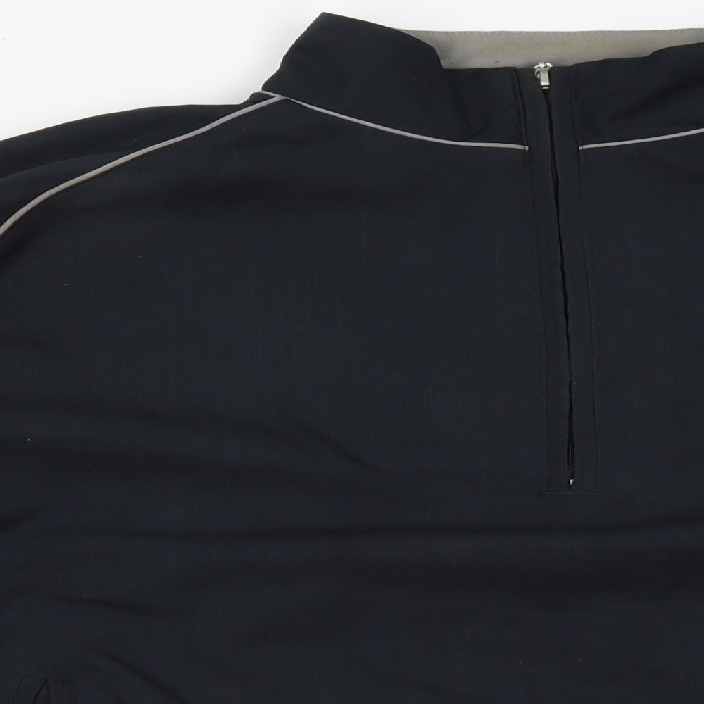 Lyle & Scott Mens Black   Full Zip Sweatshirt Size XL