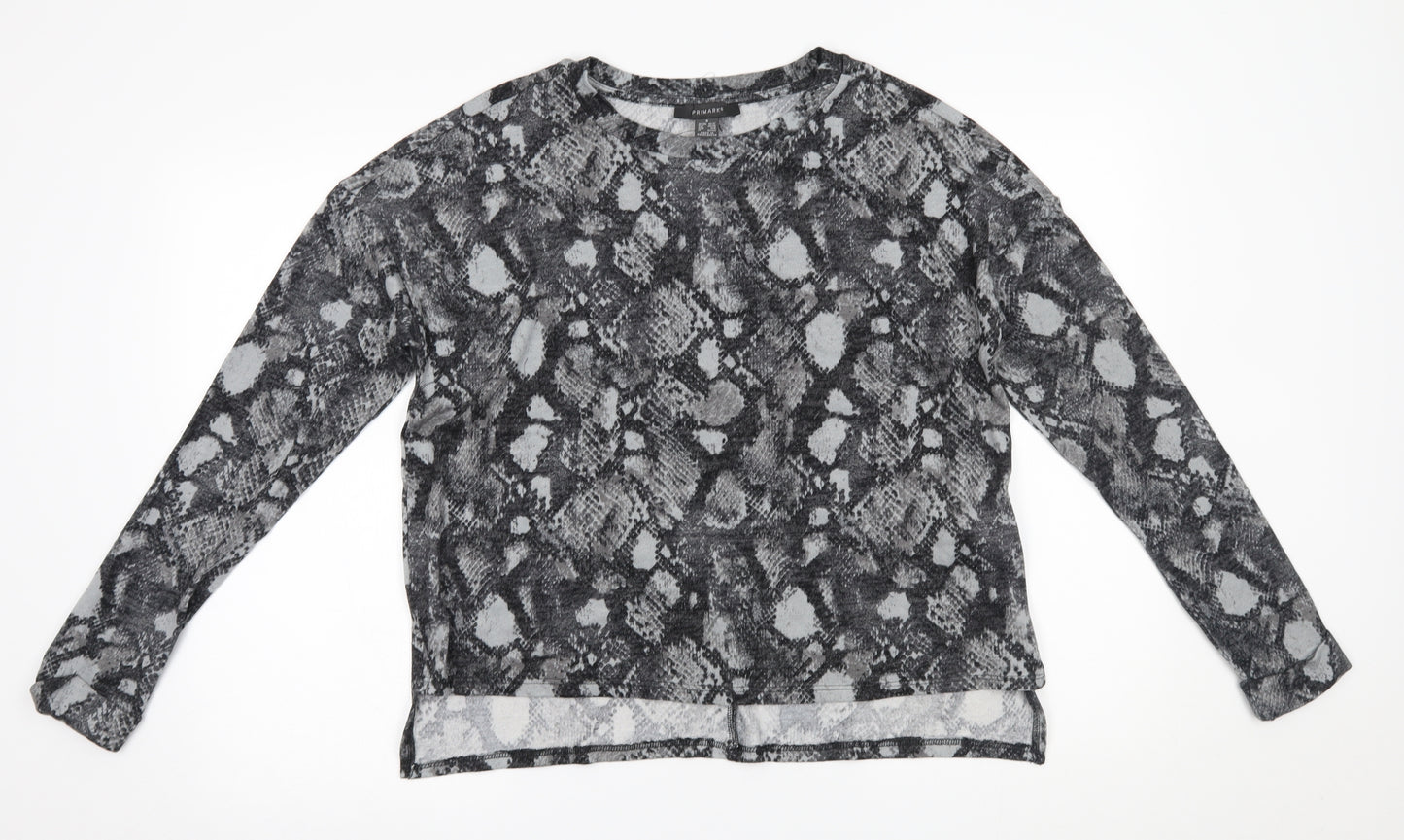 Primark Womens Grey   Basic T-Shirt Size S