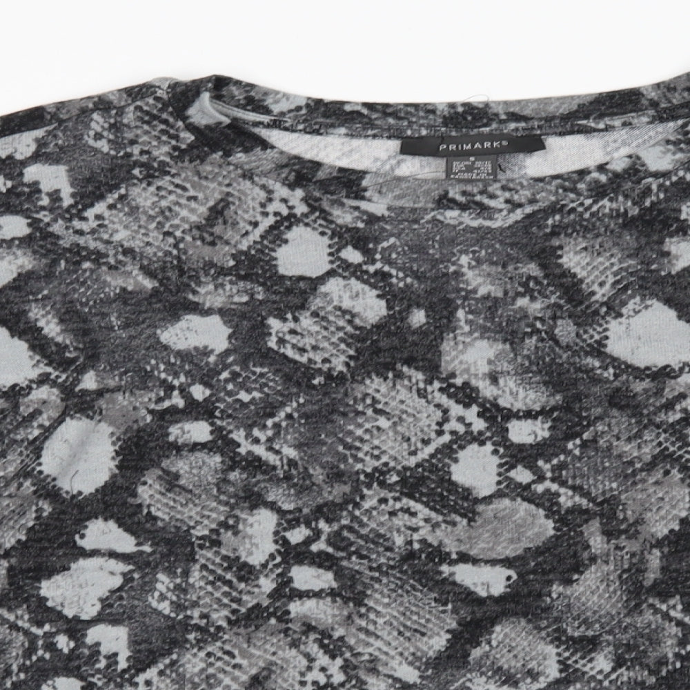 Primark Womens Grey   Basic T-Shirt Size S