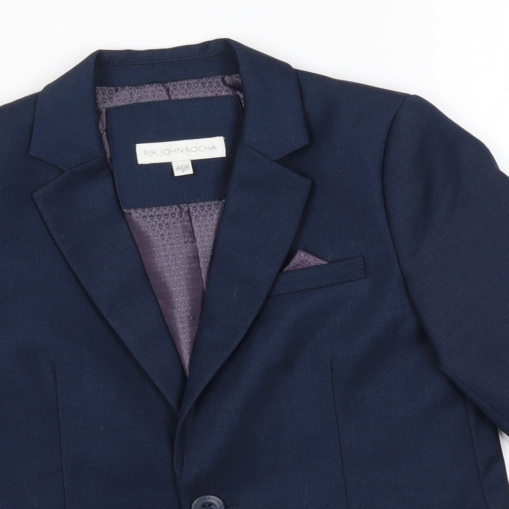 RJR Boys Blue   Jacket Blazer Size 7 Years