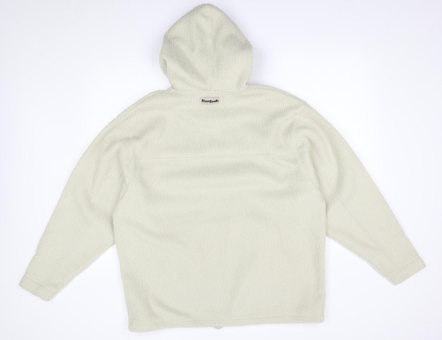 Reebok Mens Beige   Pullover Hoodie Size M