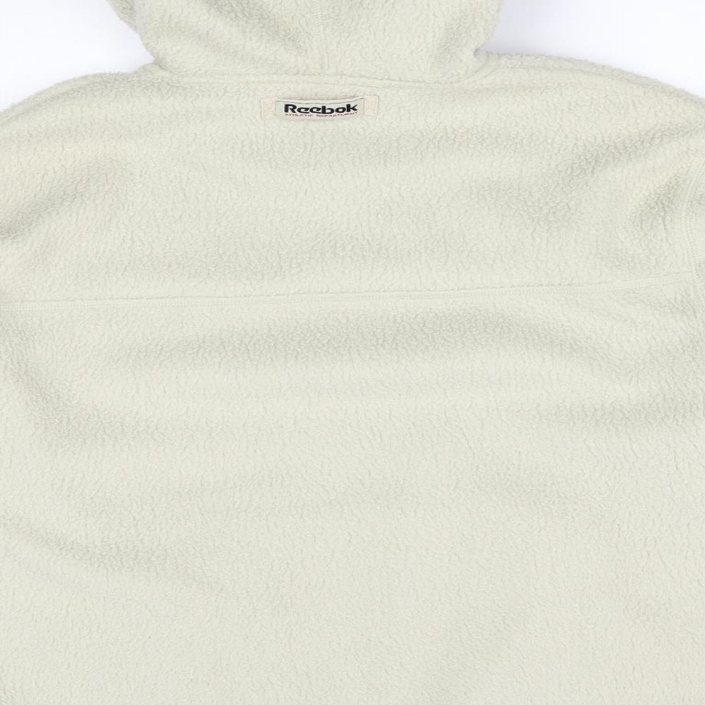 Reebok Mens Beige   Pullover Hoodie Size M
