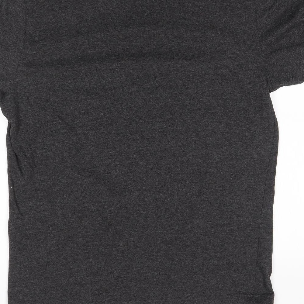 TU Mens Grey    T-Shirt Size M  - santa, christnas