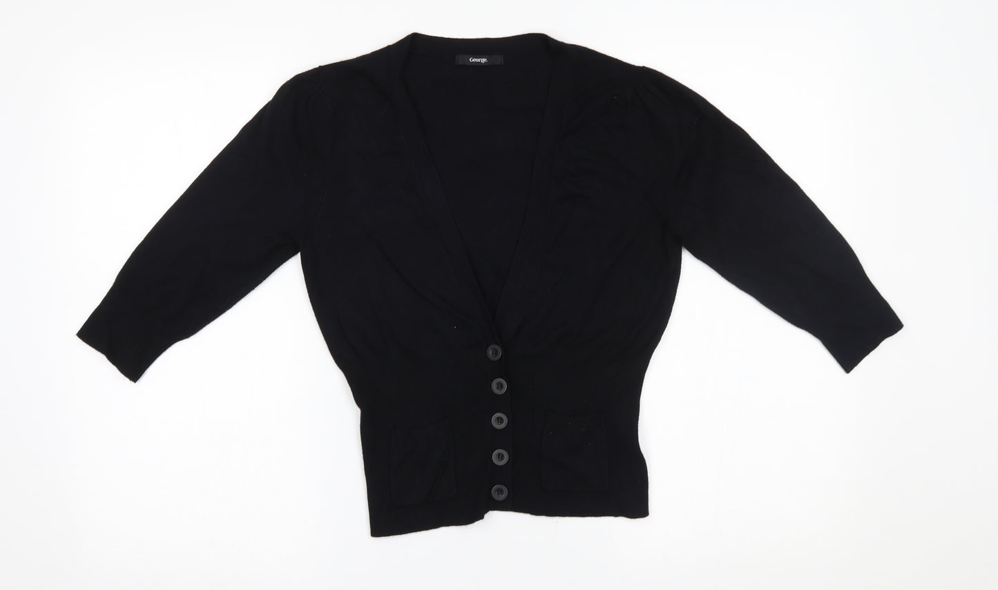 George Womens Black   Cardigan Jumper Size 12