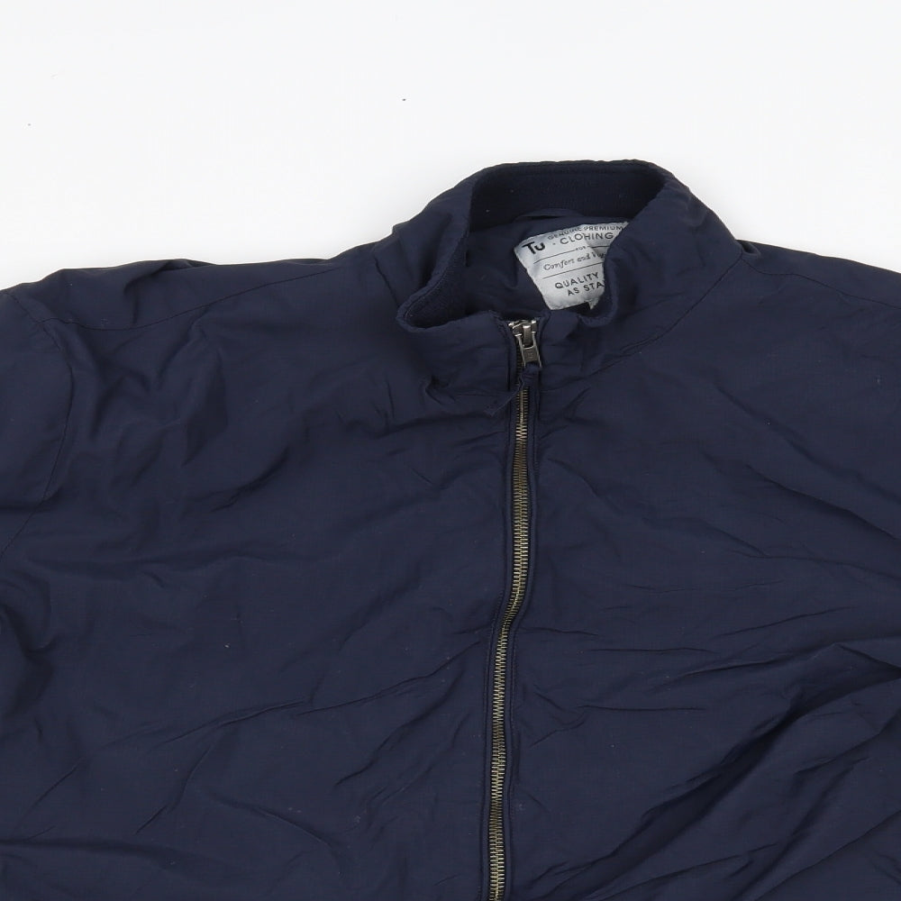 TU Mens Blue   Jacket Coat Size XL