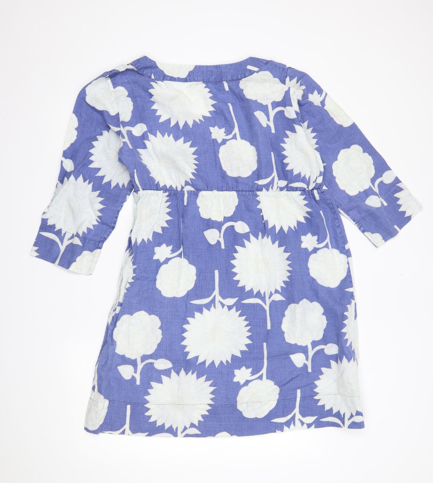 Boden Womens Blue Floral  Basic Blouse Size 18