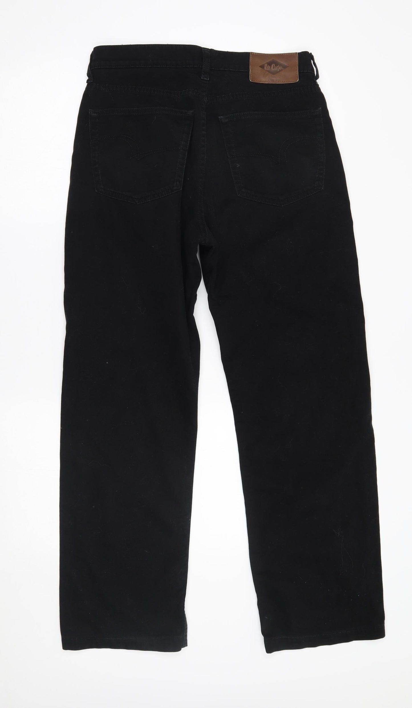 Lee Cooper Mens Black   Straight Jeans Size 33 L34 in