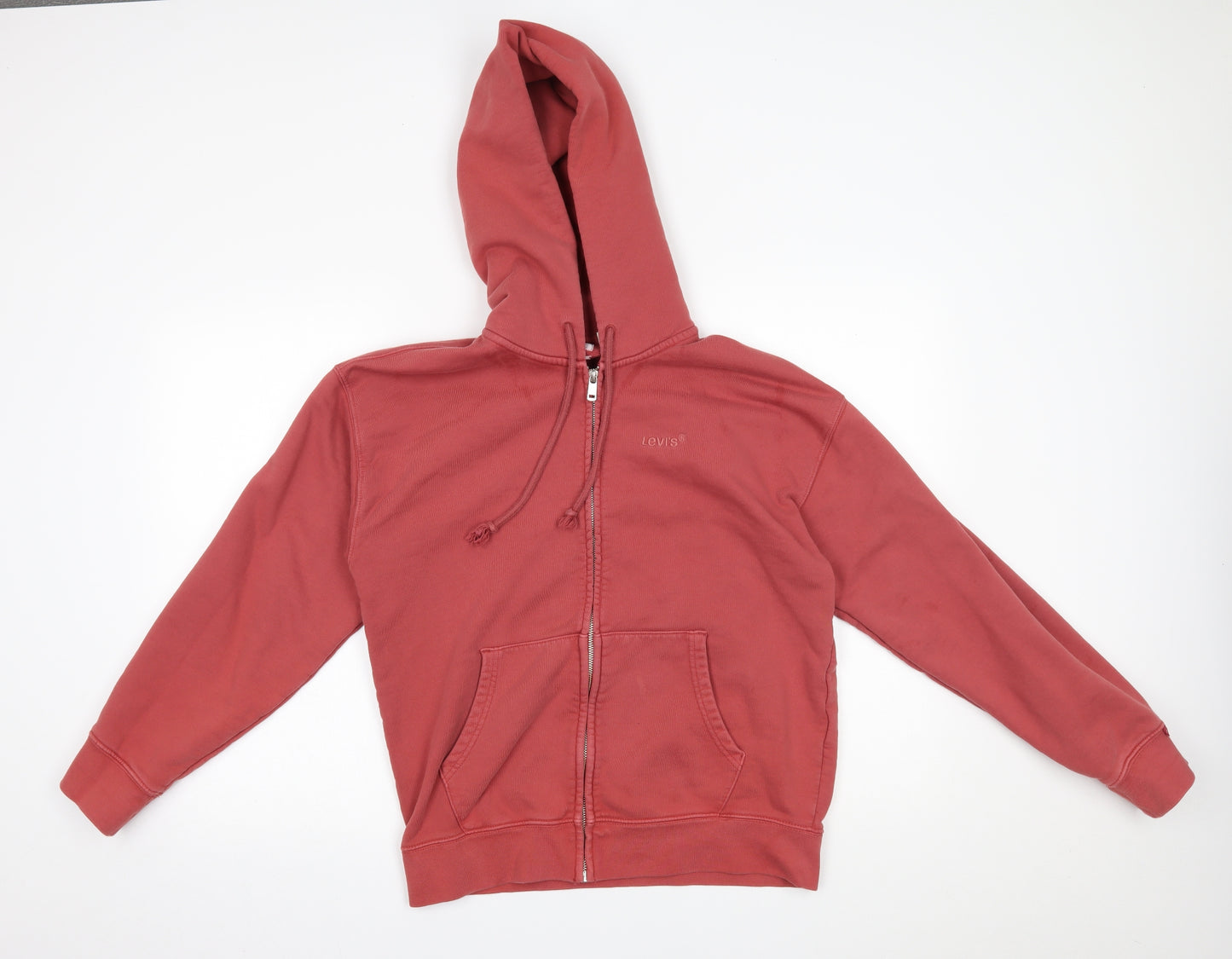 Levis Mens Red   Full Zip Hoodie Size XS