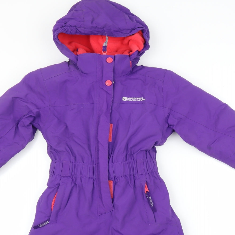 Mountain Warehouse Girls Purple    Snowsuit Size 3-4 Years