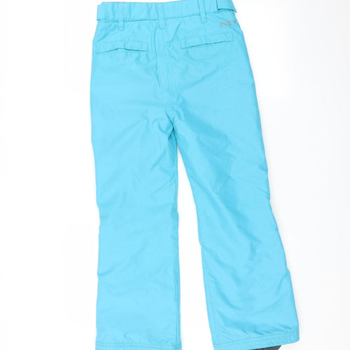 ROXY Womens Blue   Trousers  Size 10 L27 in