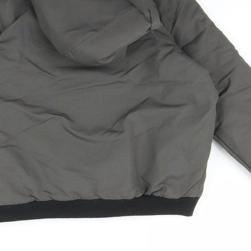 Threadboys Boys Grey   Basic Coat Coat Size 9-10 Years