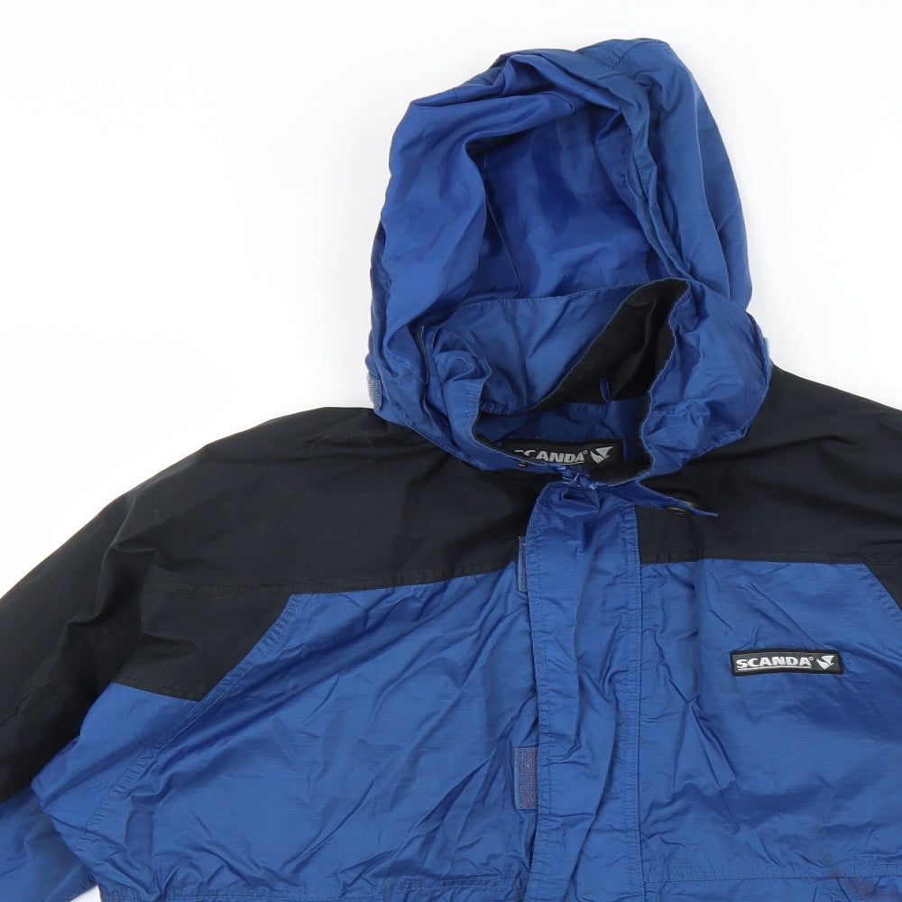 Scanda Boys Blue   Basic Coat Coat Size 10 Years