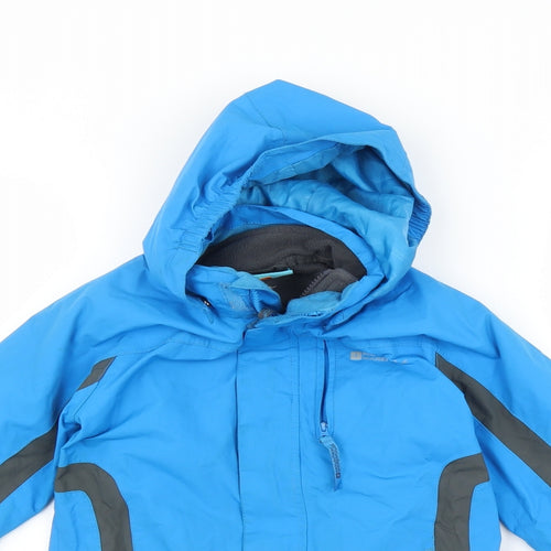 Mountain Warehouse Boys Blue   Basic Coat Coat Size 7-8 Years