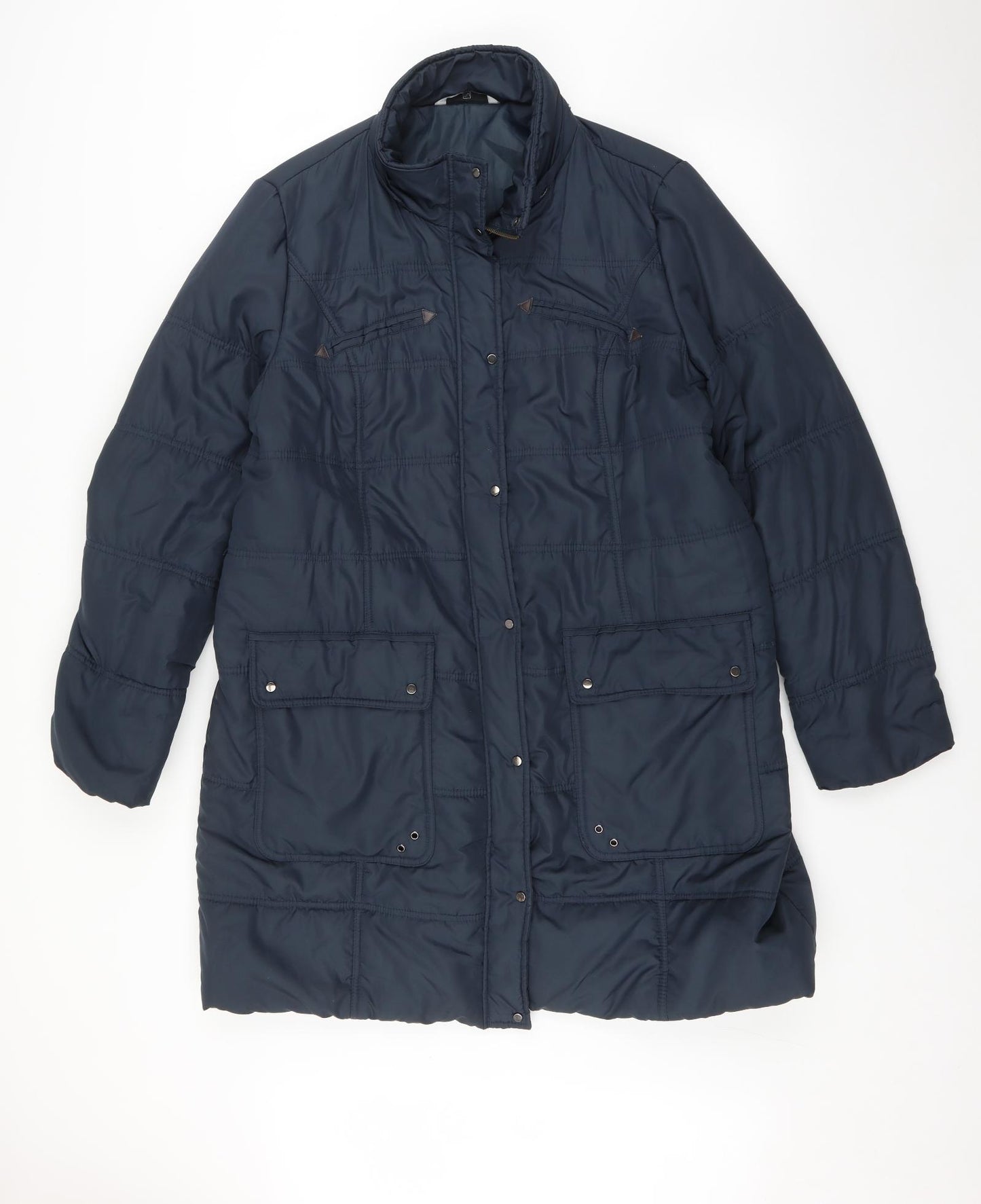 TU Womens Blue   Puffer Jacket Coat Size 20