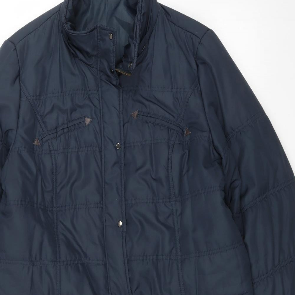 TU Womens Blue   Puffer Jacket Coat Size 20