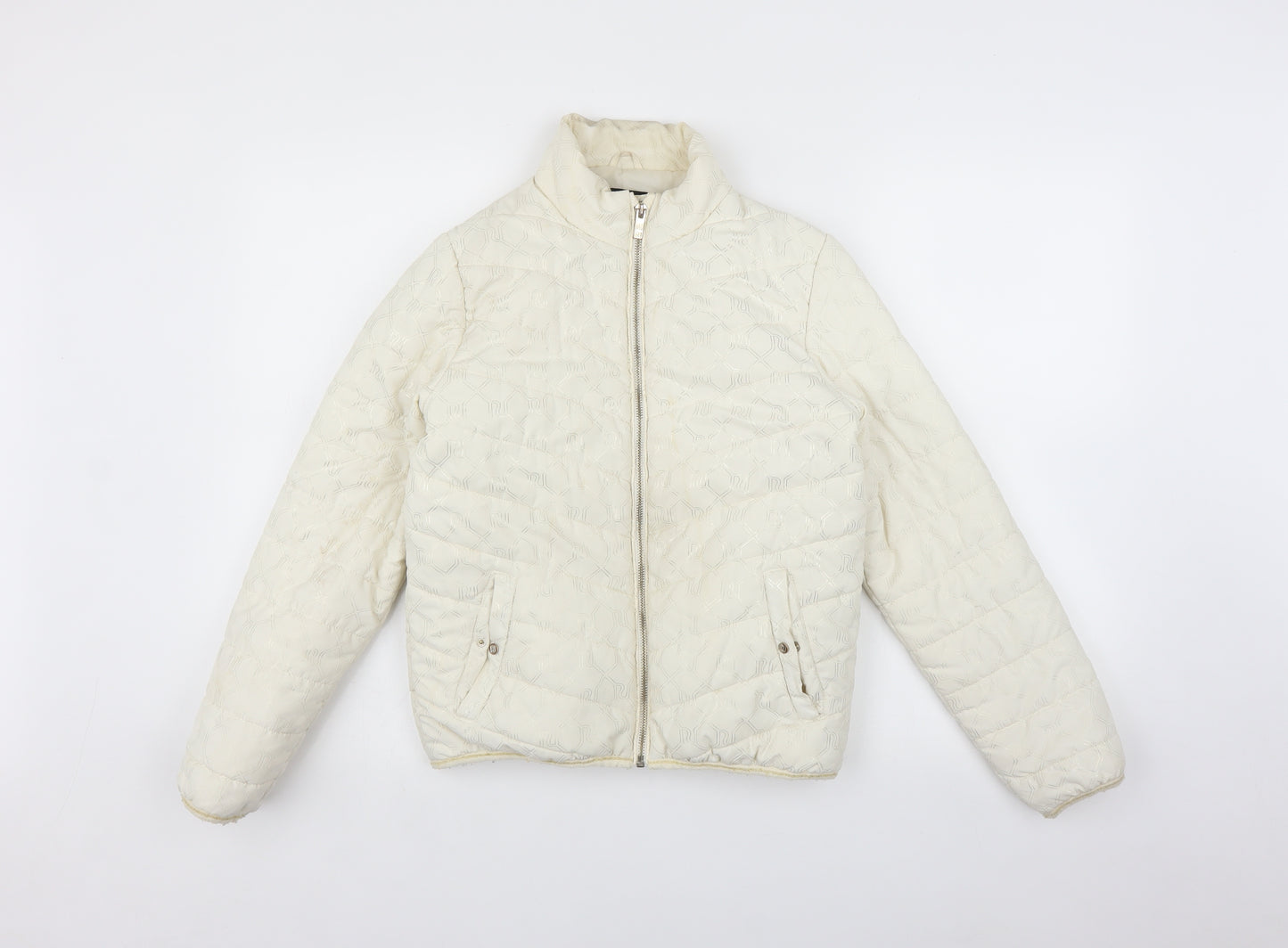 River Island Girls White   Puffer Jacket Coat Size 11-12 Years
