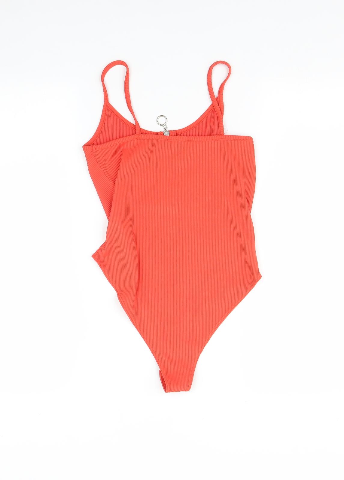 New Look Womens Orange   Basic T-Shirt Size 10  - Bodysuit