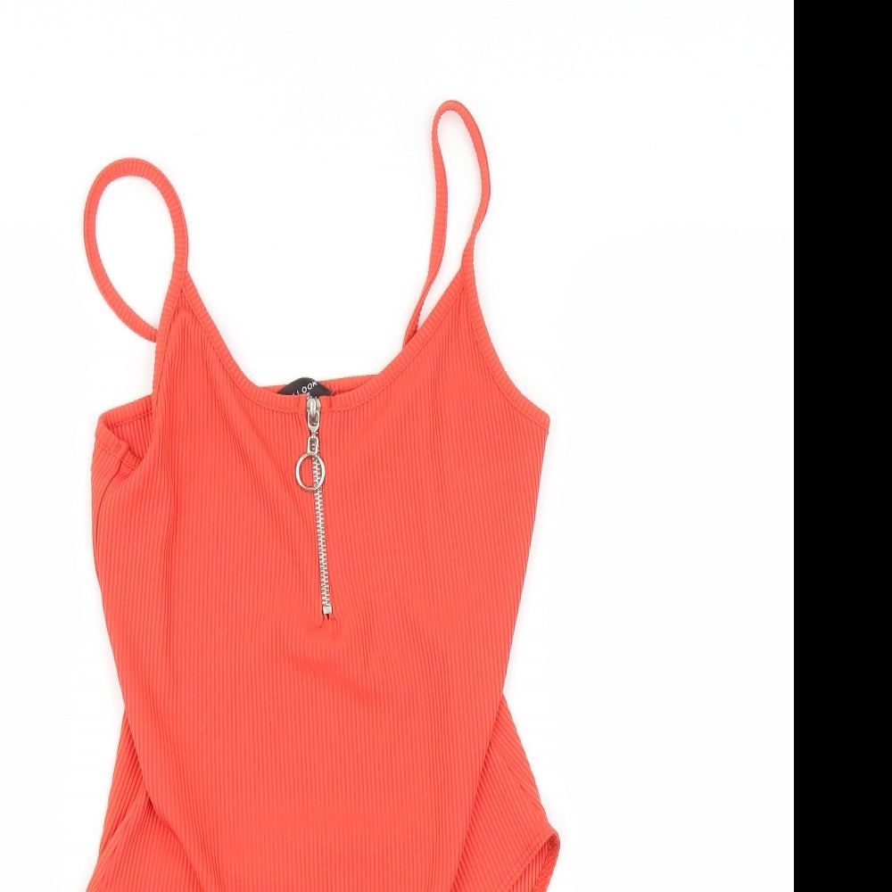New Look Womens Orange   Basic T-Shirt Size 10  - Bodysuit