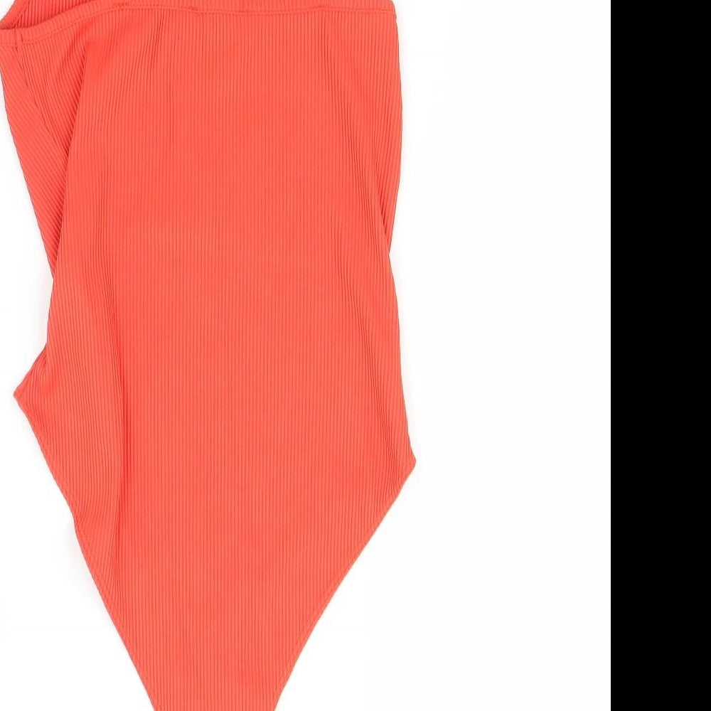 New Look Womens Orange   Basic T-Shirt Size 10  - Bodysuit