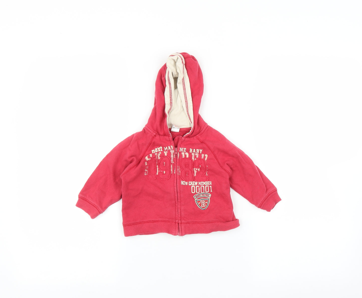 NEXT Baby Pink   Full Zip Jumper Size 6-9 Months