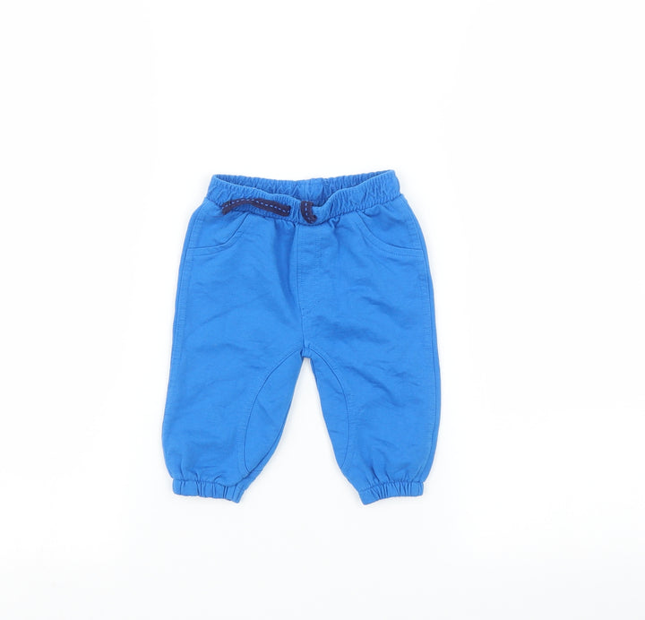 F&F Baby Blue   Jogger Trousers Size 6-9 Months