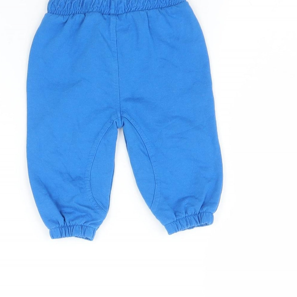 F&F Baby Blue   Jogger Trousers Size 6-9 Months