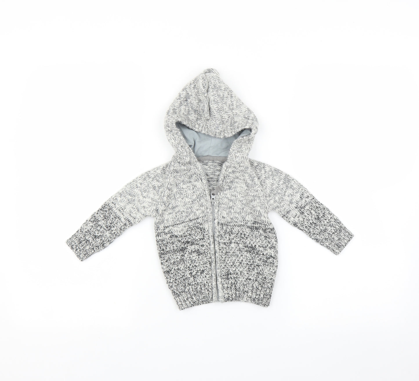 George Baby Grey   Full Zip Jumper Size 6-9 Months