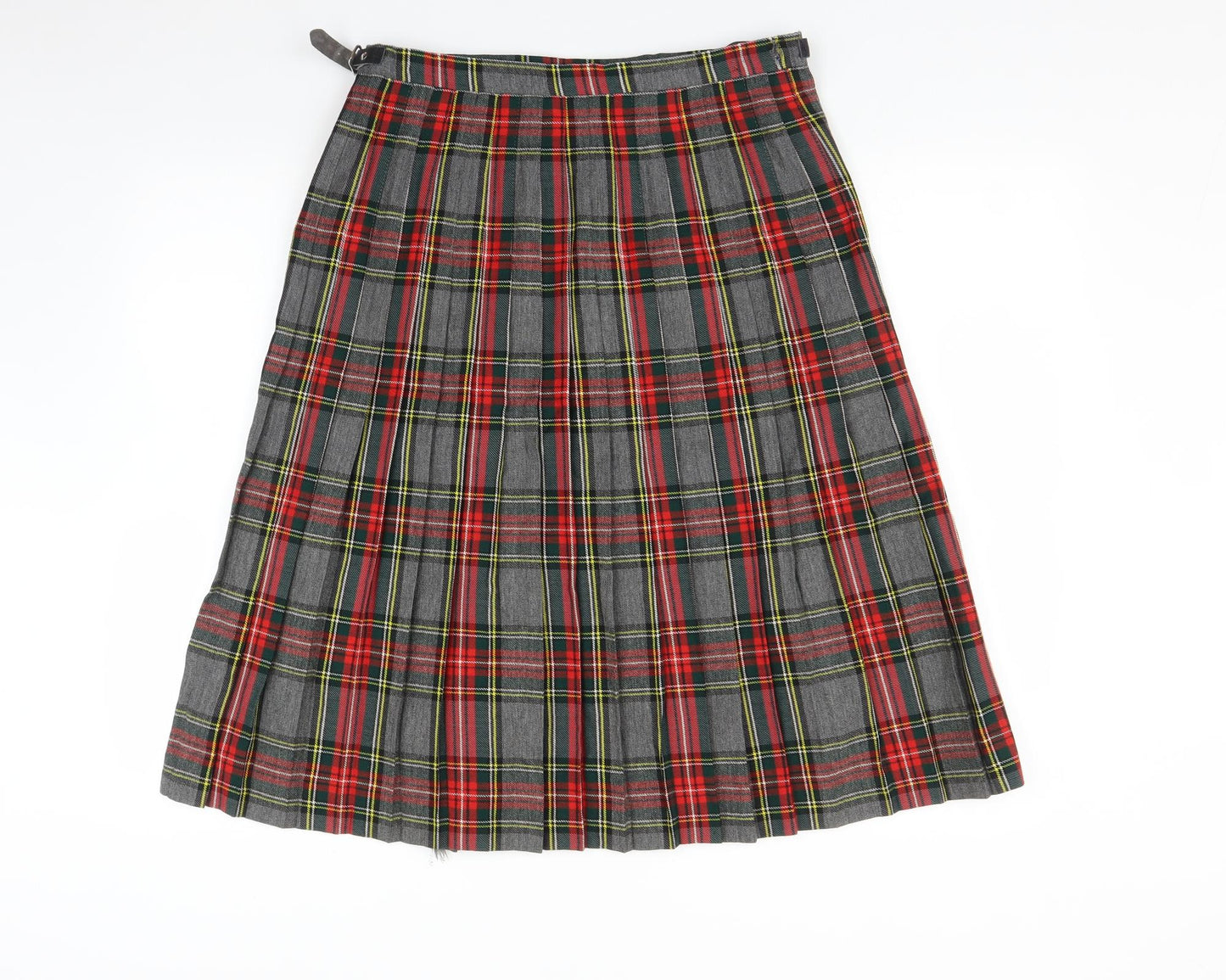 Royal Womens Multicoloured Check  Pleated Skirt Size 16