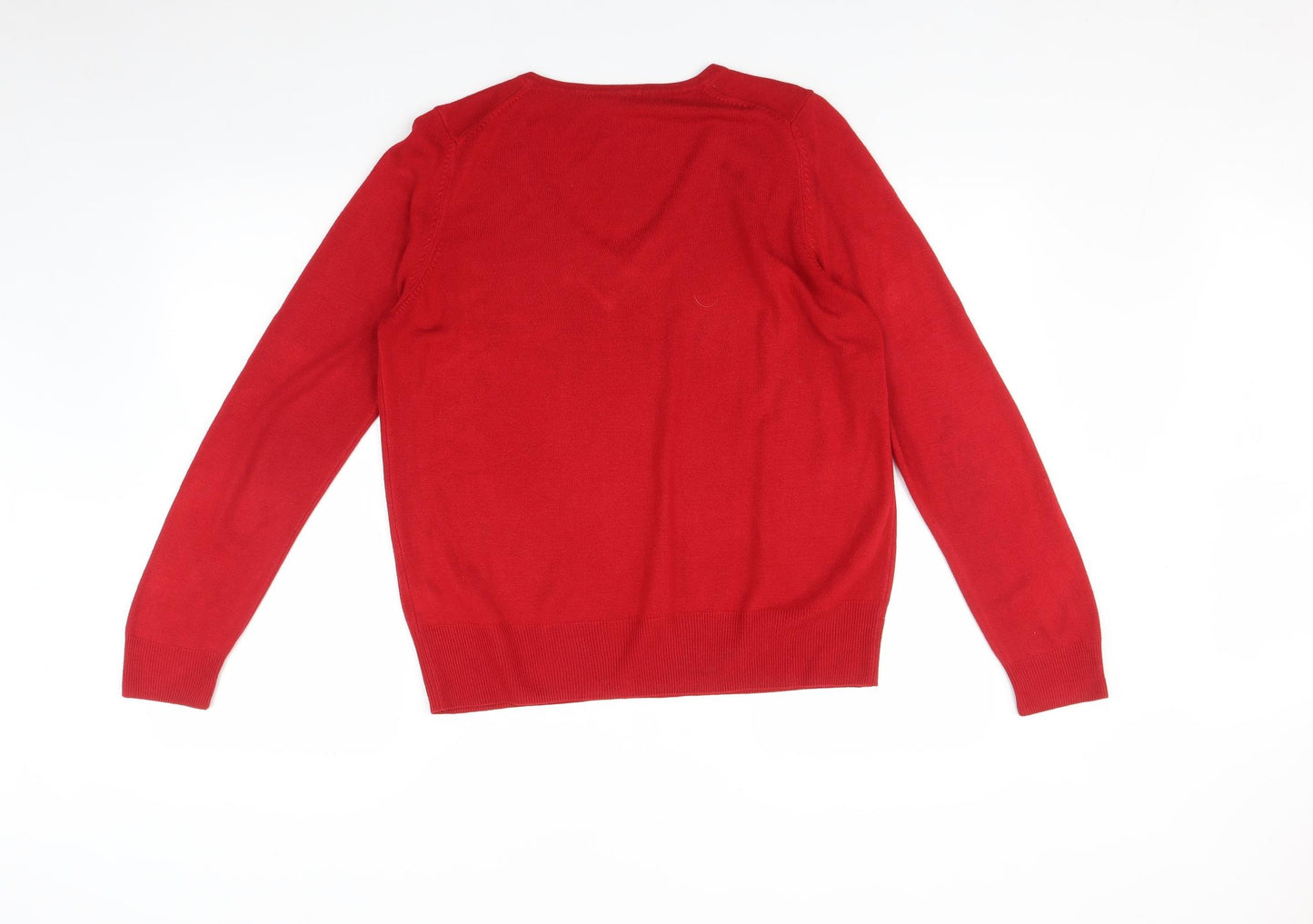 Marks and Spencer Womens Red   Pullover Jumper Size 14