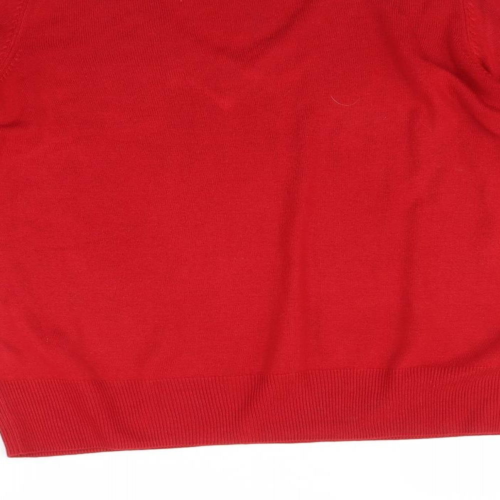 Marks and Spencer Womens Red   Pullover Jumper Size 14