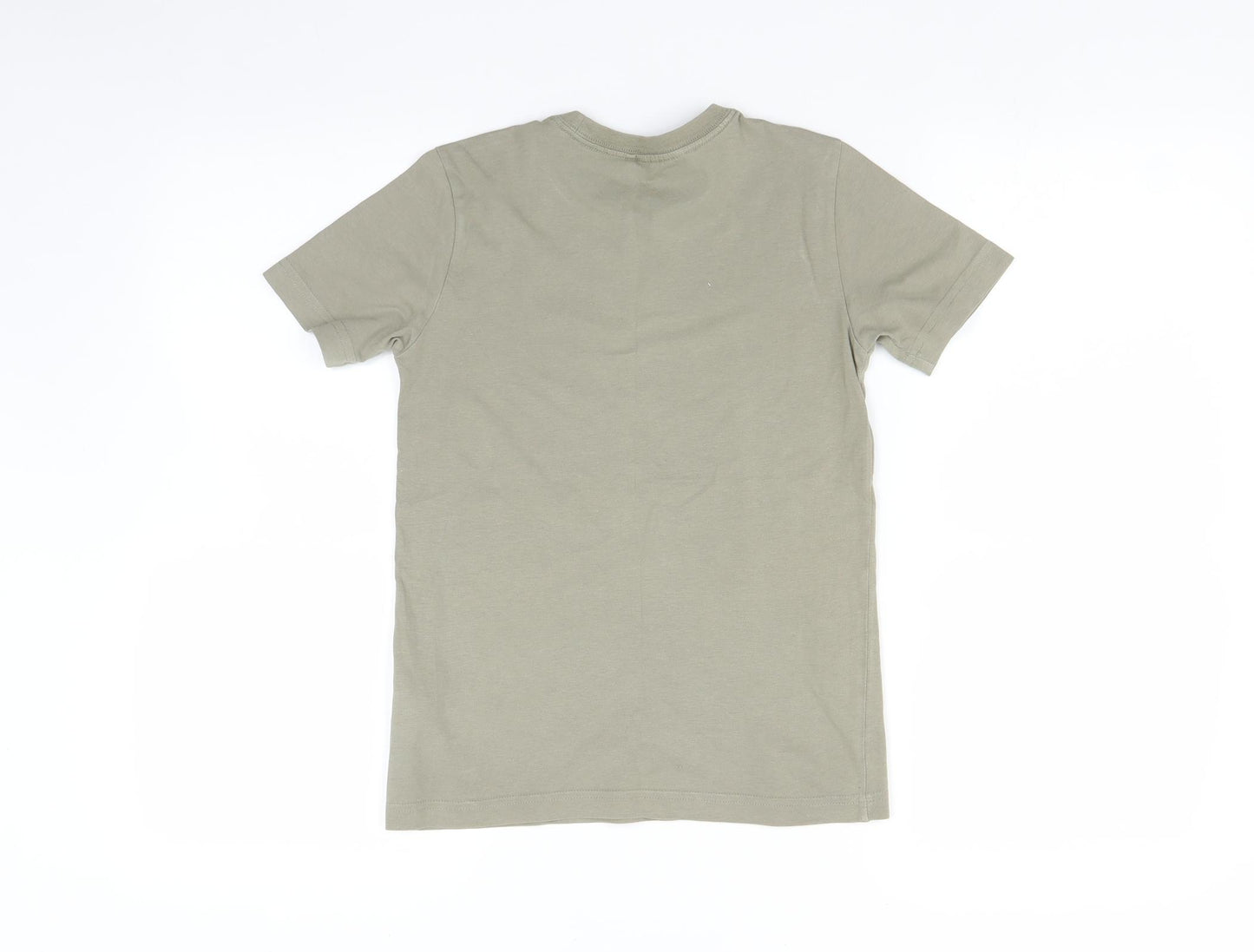 adidas Boys Green   Basic T-Shirt Size 9-10 Years