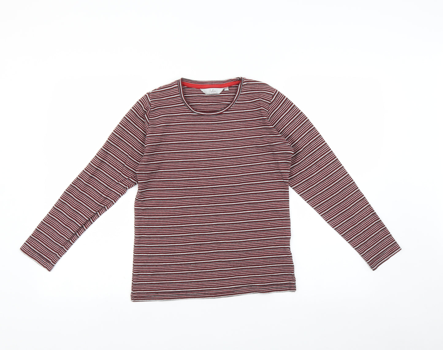 EWM Womens Multicoloured Striped  Basic T-Shirt Size 10
