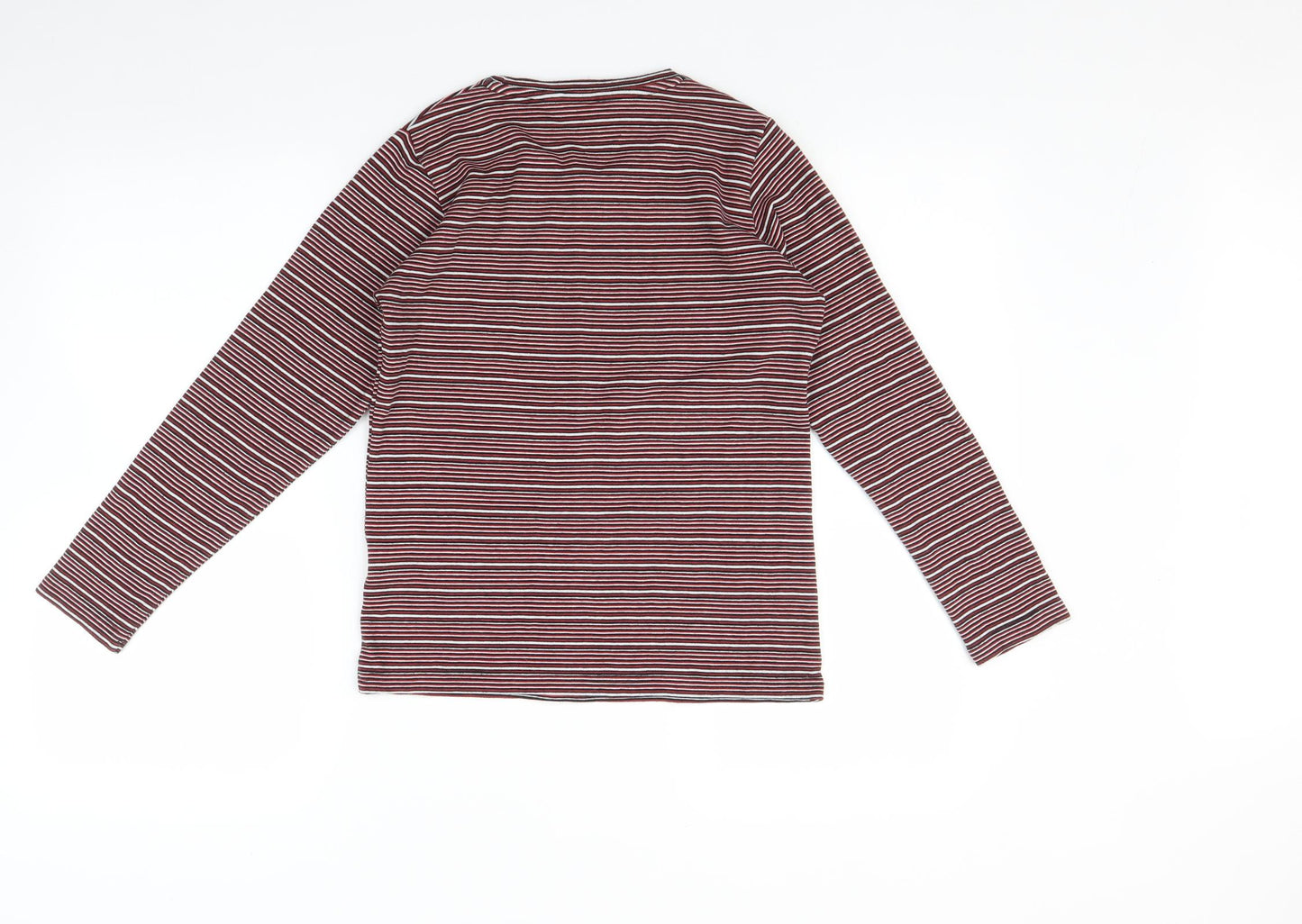 EWM Womens Multicoloured Striped  Basic T-Shirt Size 10