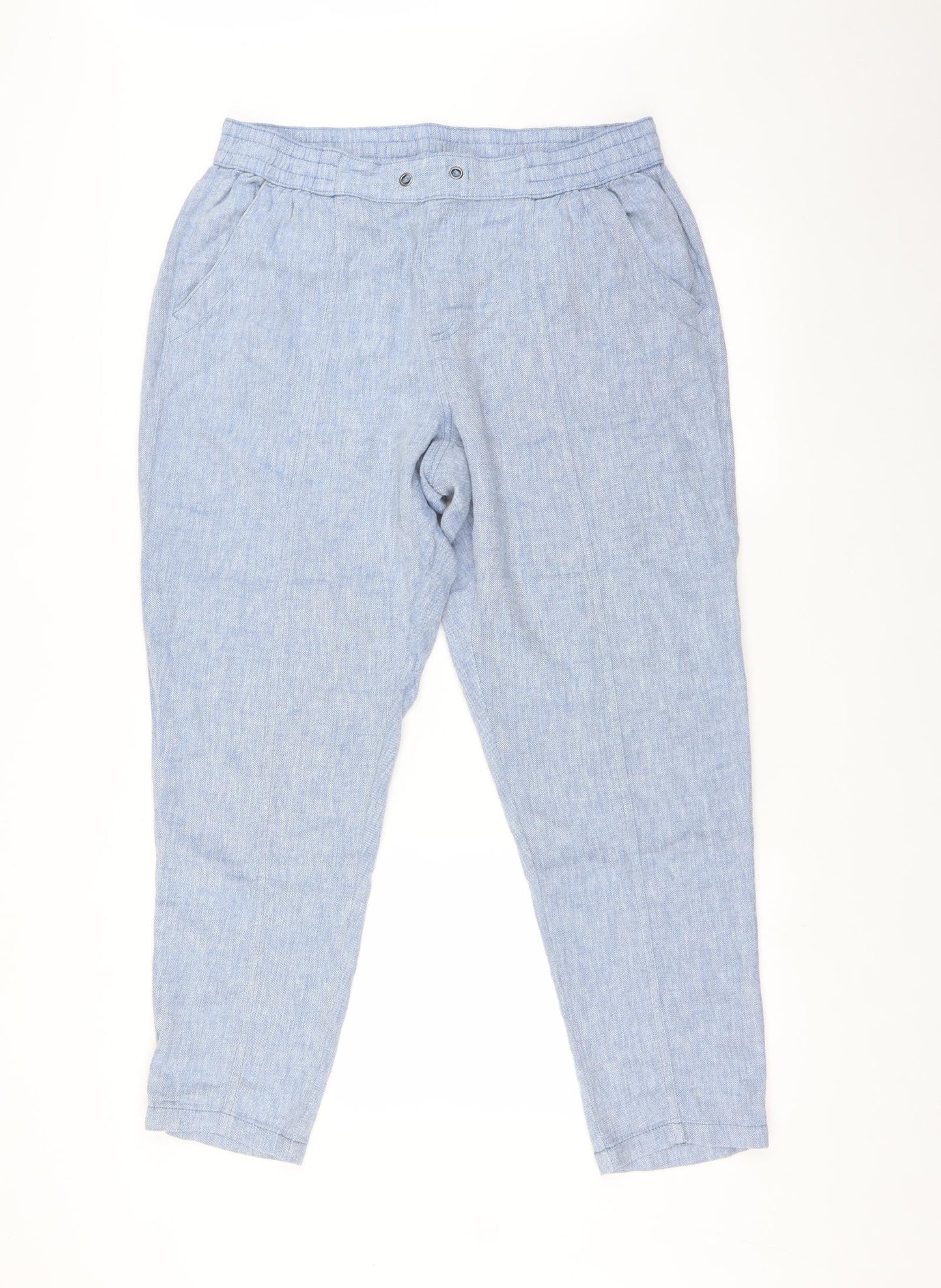 Nutmeg Womens Blue   Trousers  Size 16 L28 in