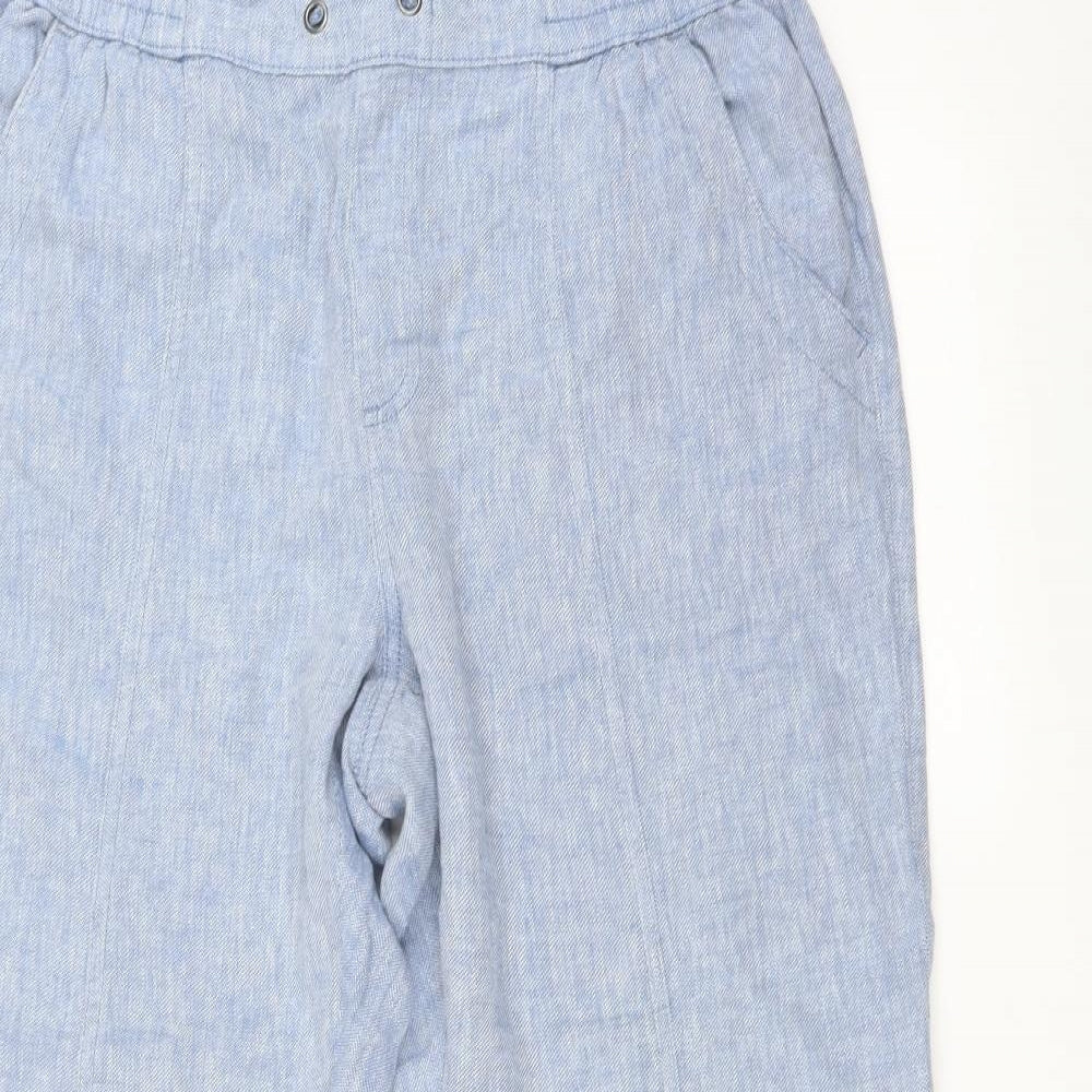 Nutmeg Womens Blue   Trousers  Size 16 L28 in