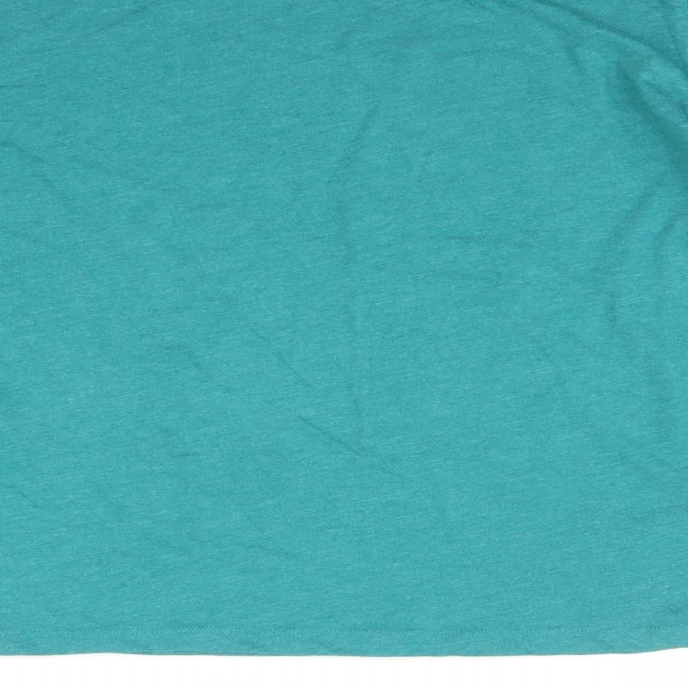 Preworn Womens Blue   Basic T-Shirt Size 20  - Stars print