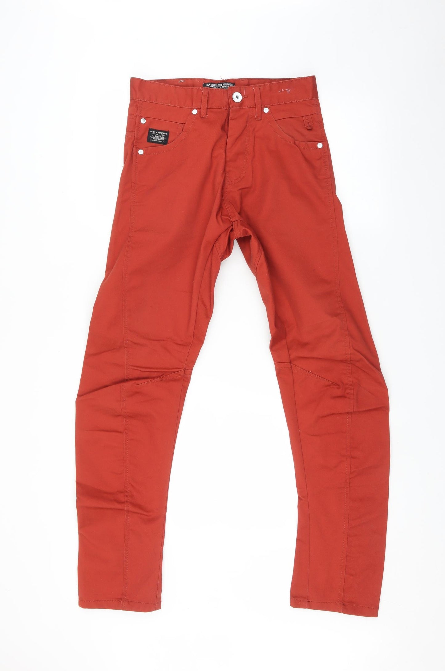 JACK & JONES Mens Orange   Trousers  Size 28 L31 in