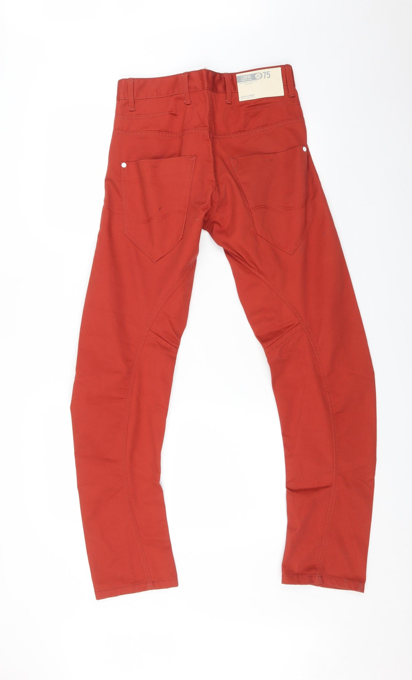 JACK & JONES Mens Orange   Trousers  Size 28 L31 in