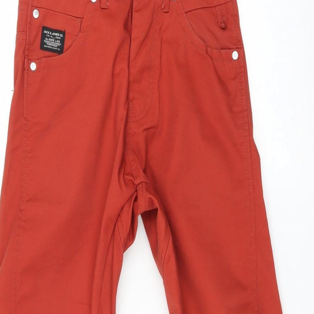 JACK & JONES Mens Orange   Trousers  Size 28 L31 in