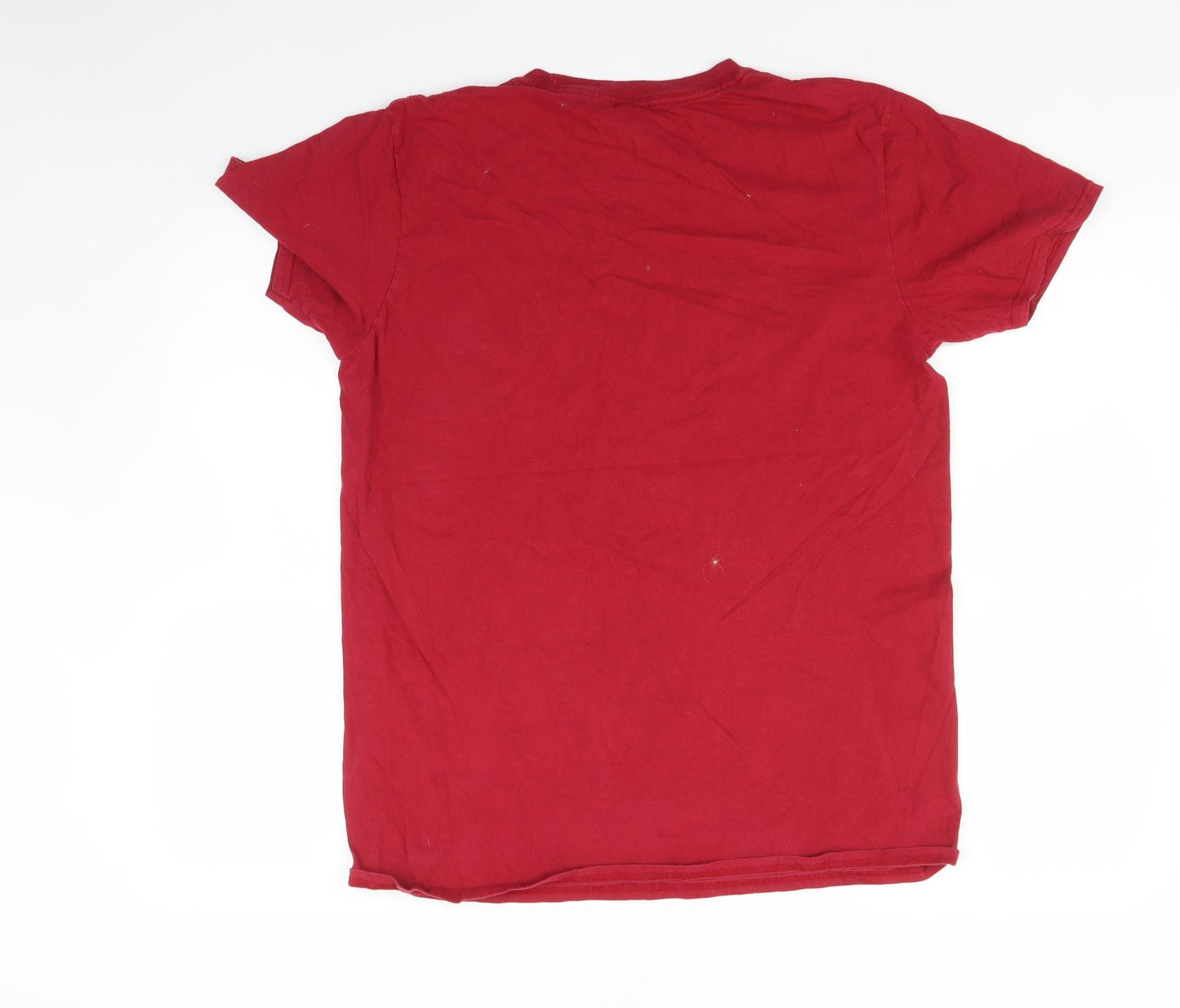 Gildan Mens Red    T-Shirt Size L  - Rick&Morty