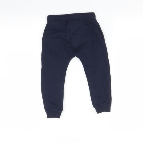 Preworn Boys Blue   Jogger Trousers Size 2-3 Years