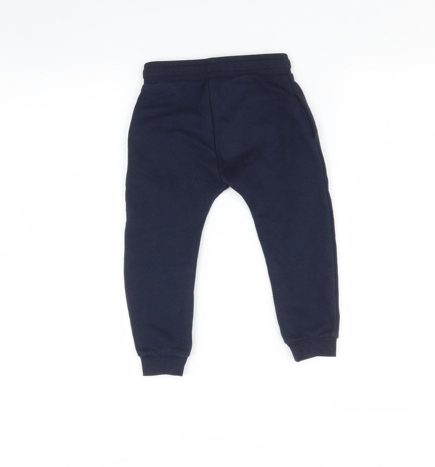 Preworn Boys Blue   Jogger Trousers Size 2-3 Years