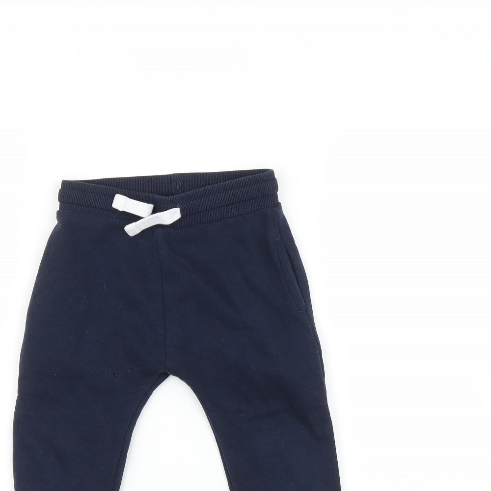 Preworn Boys Blue   Jogger Trousers Size 2-3 Years