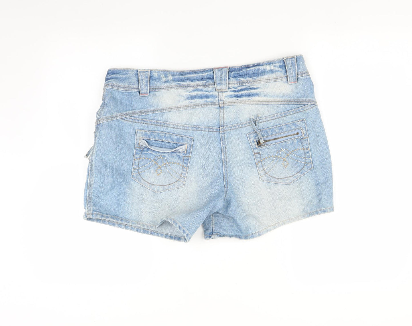 George Womens Blue   Hot Pants Shorts Size 16