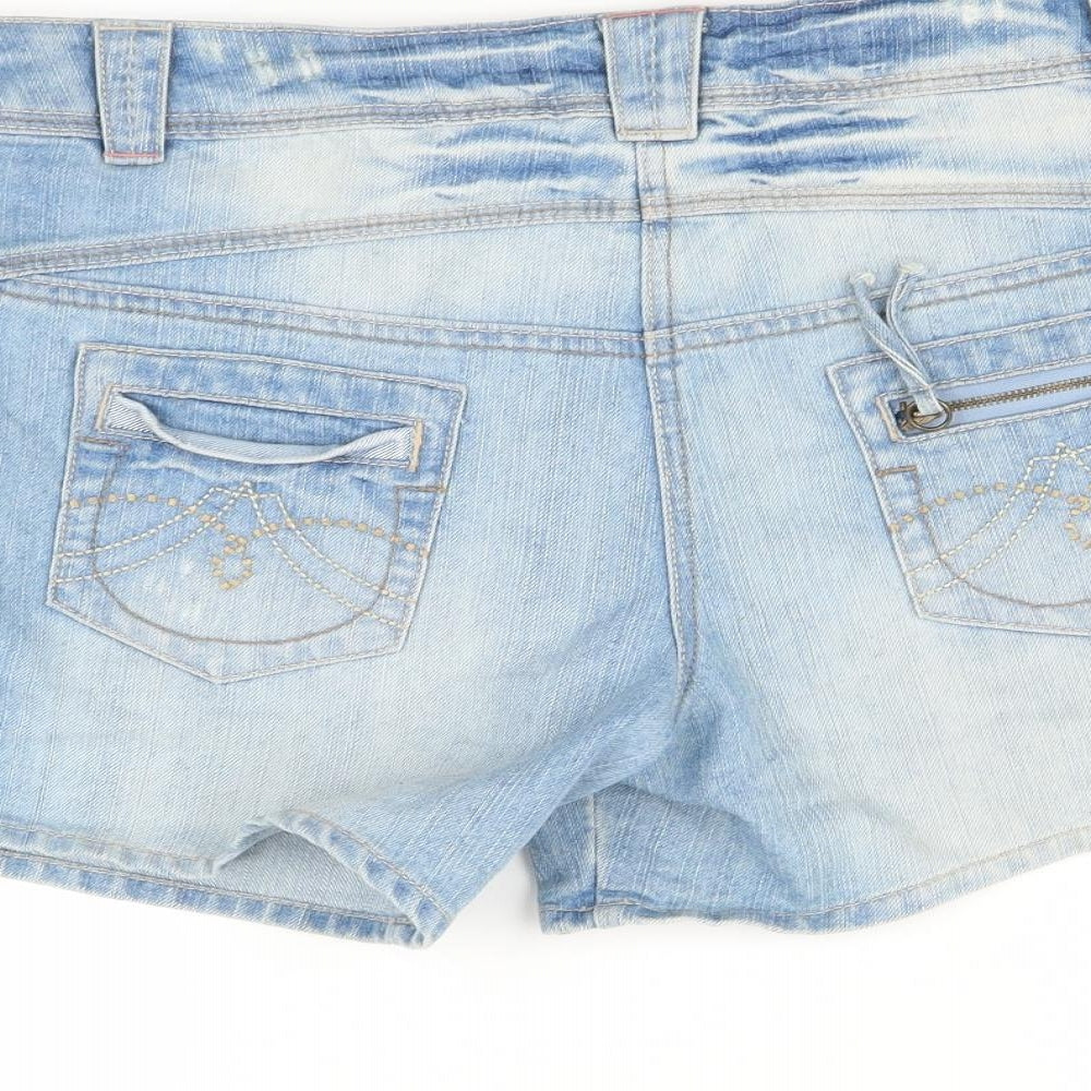 George Womens Blue   Hot Pants Shorts Size 16
