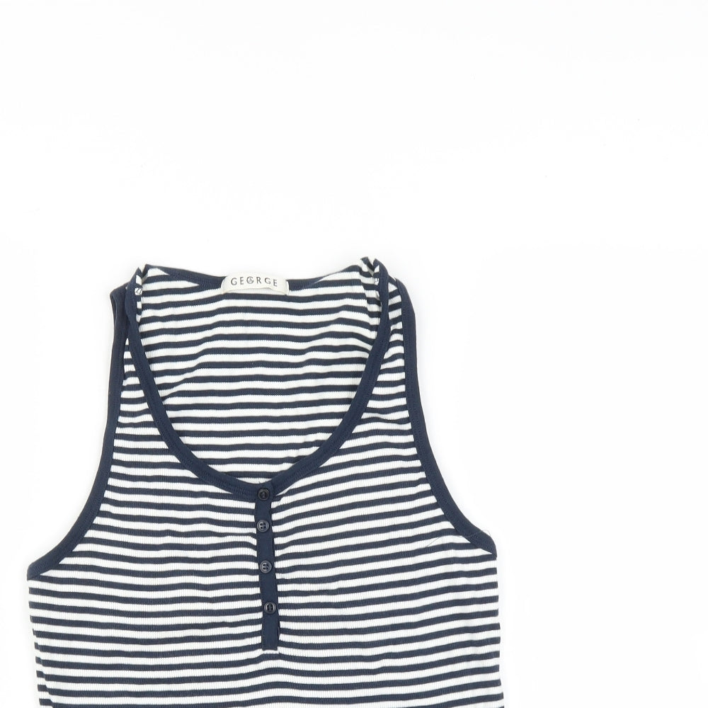 George Womens Multicoloured Striped  Camisole T-Shirt Size 16