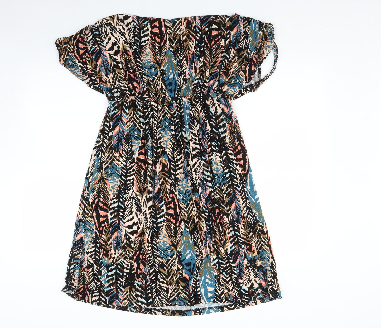 H&M Womens Multicoloured   Fit & Flare  Size 12