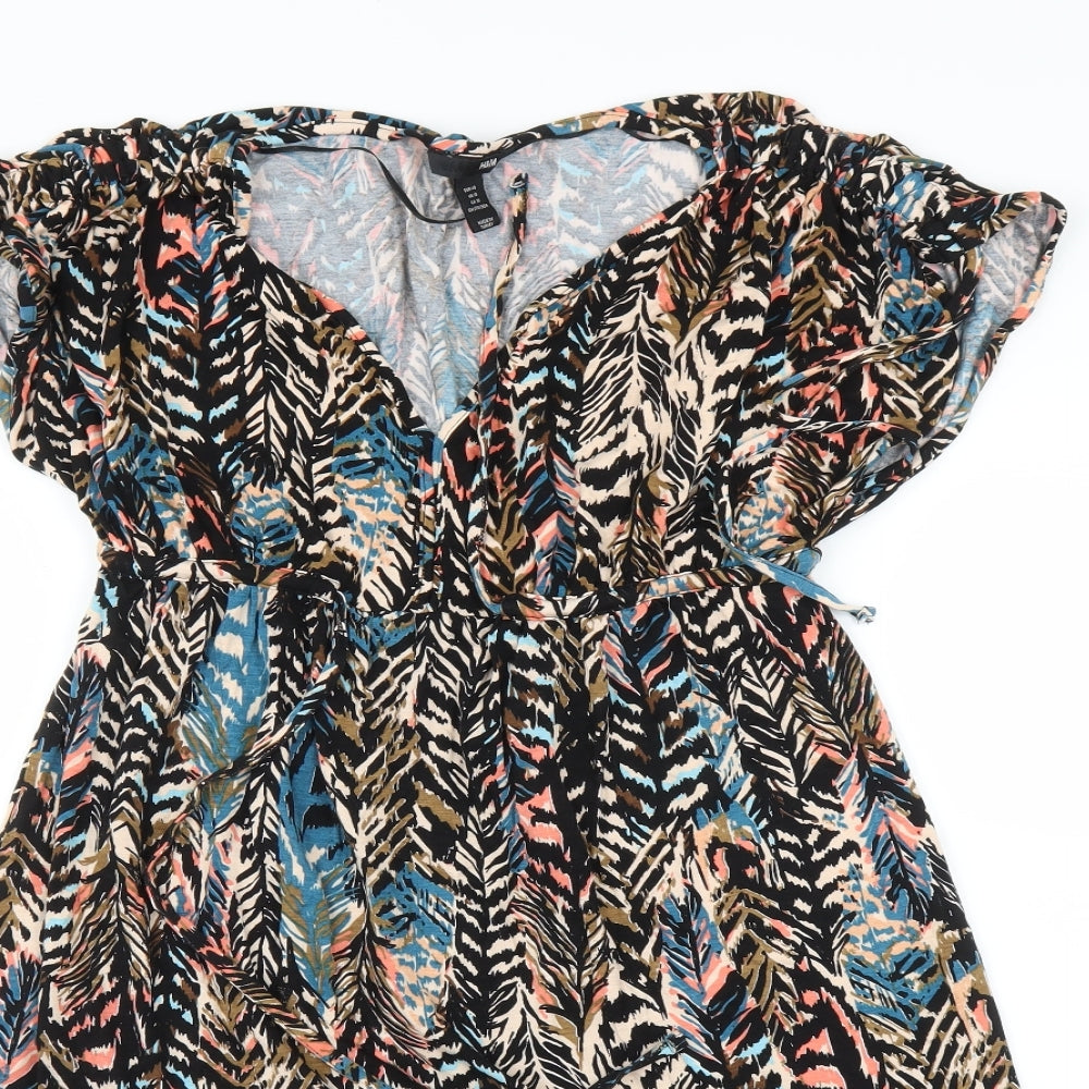 H&M Womens Multicoloured   Fit & Flare  Size 12