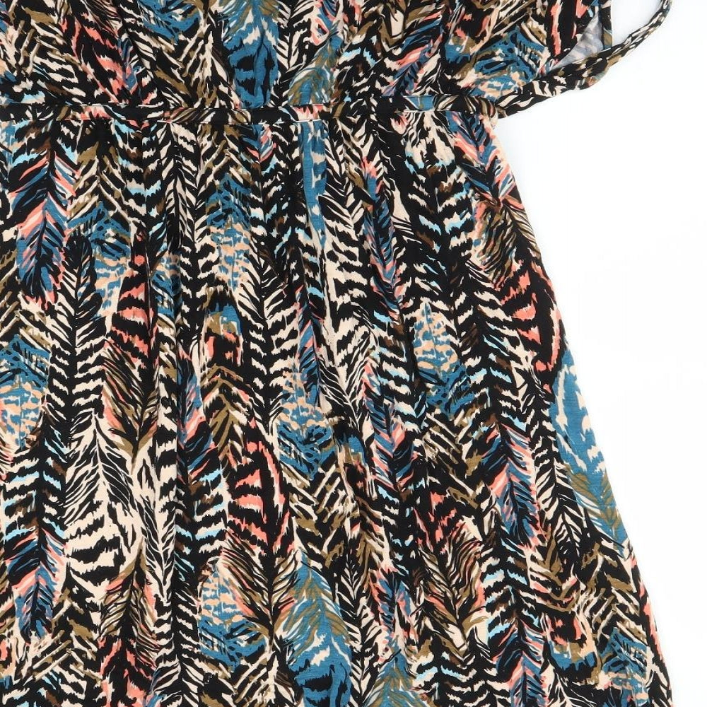 H&M Womens Multicoloured   Fit & Flare  Size 12