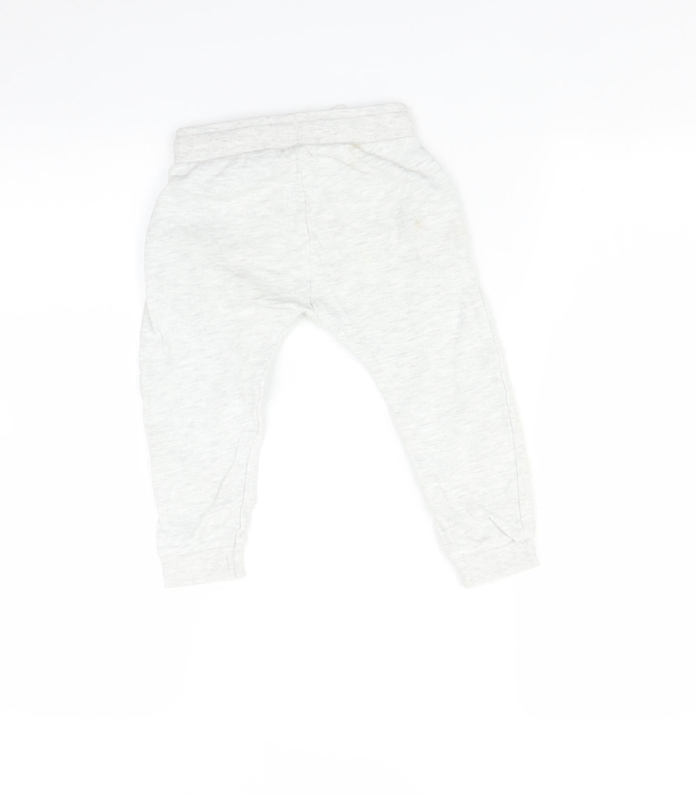 Matalan Boys Grey   Jogger Trousers Size 2-3 Years